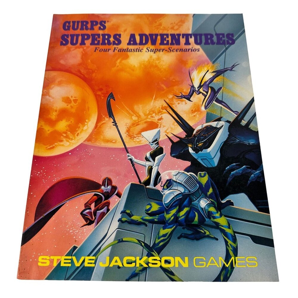 Gurps Steve Jackson Games Supers Adventures
